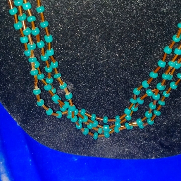 Handmade Long beaded necklace - Picture 3 of 5